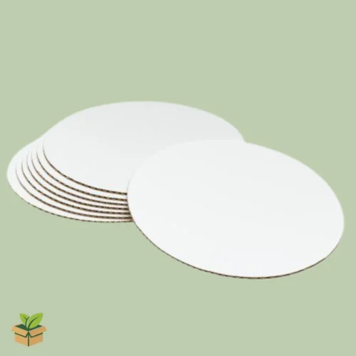 10 inch Eco Round Cake Board – White, Recyclable