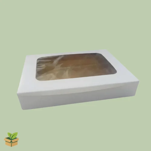 12 Brownie Box with Window | Large Dessert Gift Box