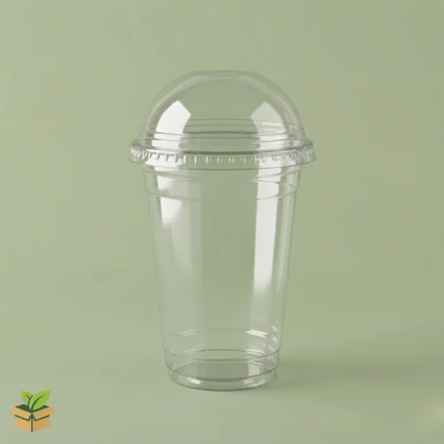 16oz Disposable Glass/Cup With Dome Lid