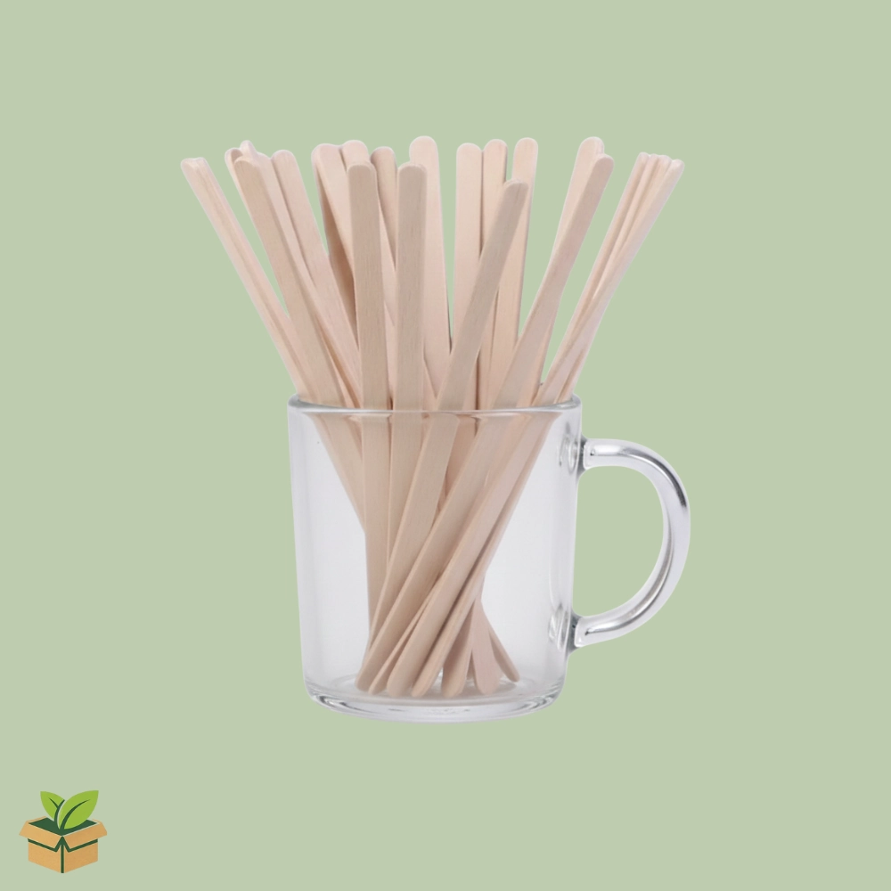 Natural Wooden Stir Sticks – Tea & Coffee
