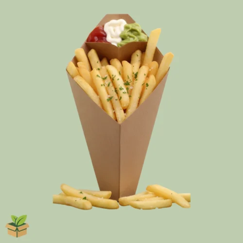 French Fries Cone with Ketchup Holder – Kraft