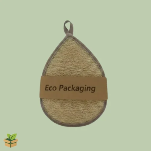 Natural Teardrop Bath Loofah – Biodegradable Exfoliating Pad