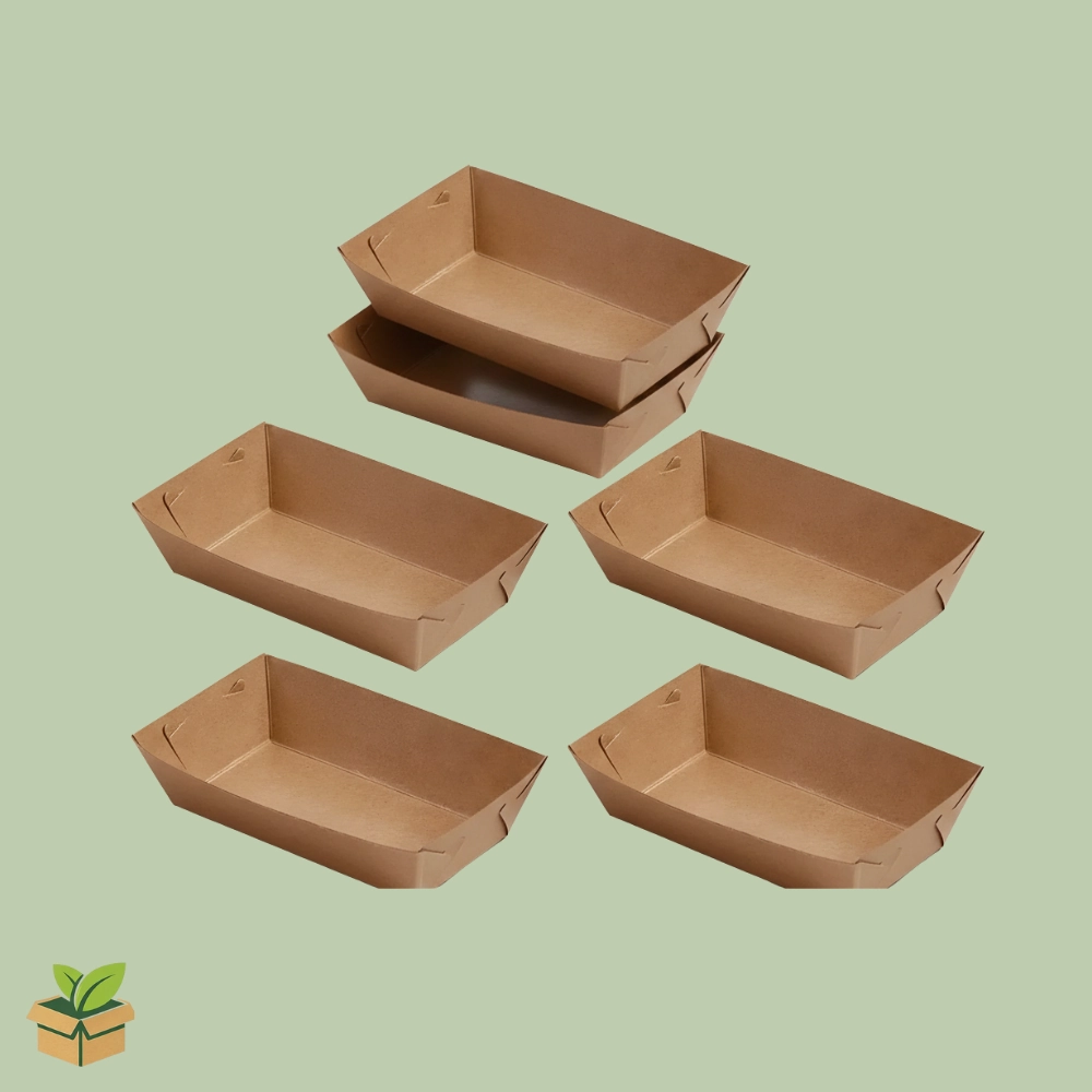 Kraft Tray – Grease‑Resistant Food Trays