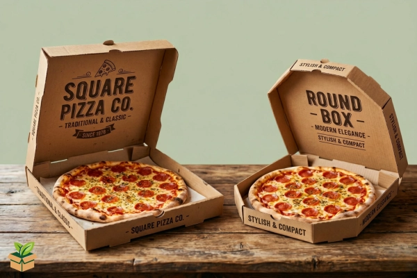 Square Pizza Box vs Round Pizza Box | Side-by-Side Comparison
