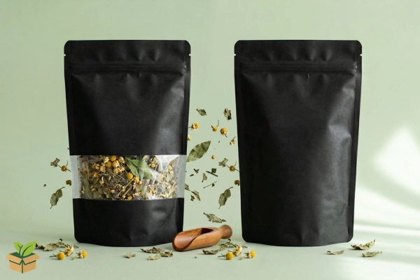 Black Standup Pouch With Window vs Without Window: Which One Is Right for Your Product?