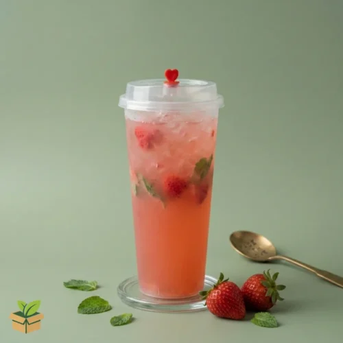 Injection Glass — Clear Disposable with Lid — EcoPackaging.pk