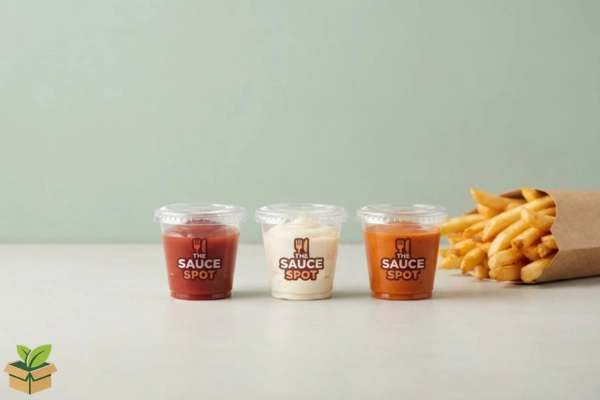 Branded Dip Sauce Cups with Custom Logo Printing