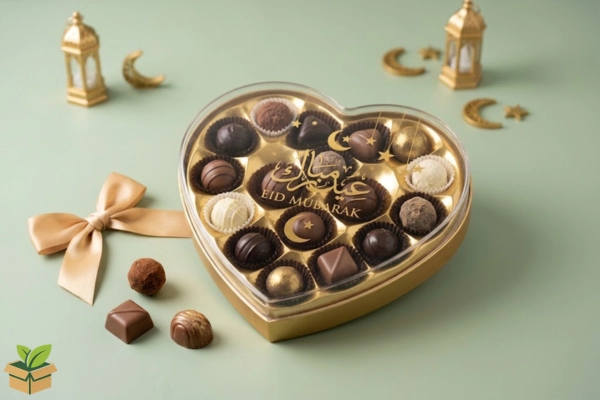 Heart Shape Chocolate Box for Eid Gifting